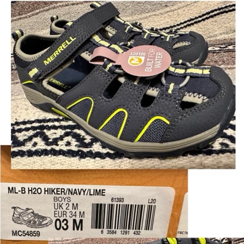 Youth Merrell ML-B H2O Hiker Sandal